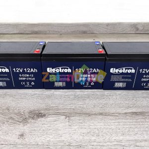 Pack 3 batteries 6 DZM 12 12V 12Ah