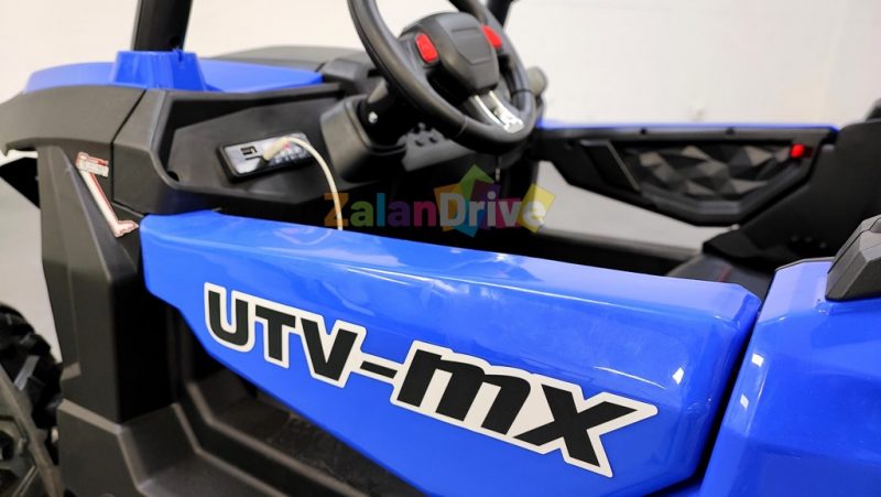 Buggy UTV-Viper Bleu LUXE, 4 moteurs 12V, voiture électrique enfants 4