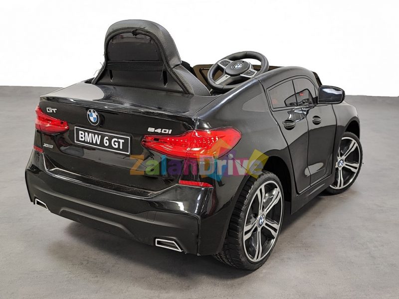 BMW série 640i GT Noir, voiture électrique pour enfant 12 volts 6