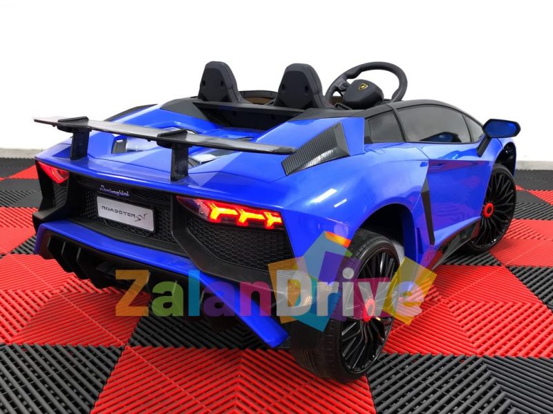 Lamborghini Aventador Bleu, 12 volts, voiture électrique enfant 6