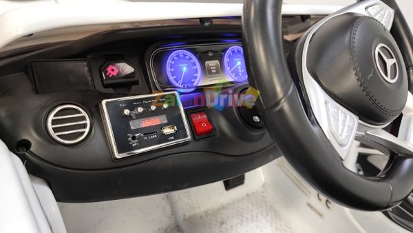 Voiture électrique enfant – Mercedes S 63 AMG Luxe Blanc 12 volts 4