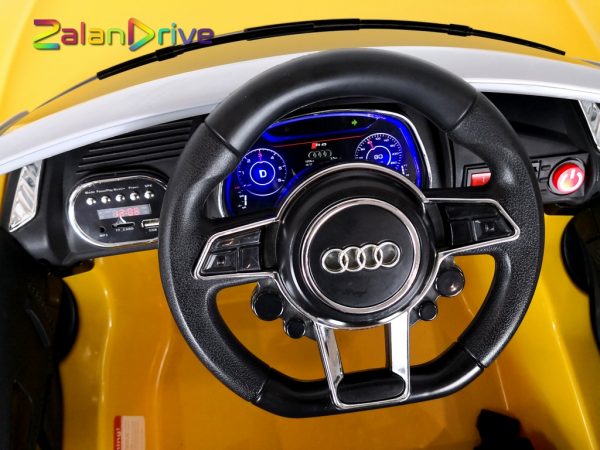 Audi R8 Spyder Jaune, 12 volts, voiture électrique pour enfant 2