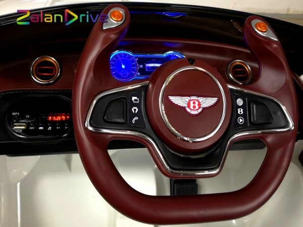 Bentley EXP12 Blanc, 12volts, voiture électrique enfant – Image 5