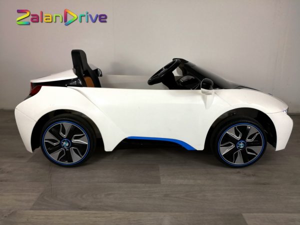 BMW i8 Blanc, voiture électrique enfant 12 volts 2