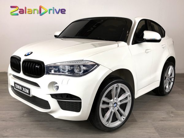 BMW X6 Pack M Blanc 2 places, 12 volts, voiture électrique pour enfant 3
