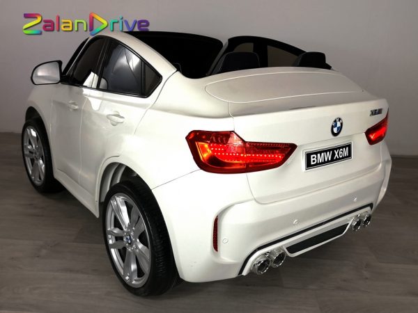 BMW X6 Pack M Blanc 2 places, 12 volts, voiture électrique pour enfant 5