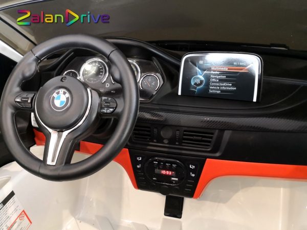 BMW X6 Pack M Blanc 2 places, 12 volts, voiture électrique pour enfant 6