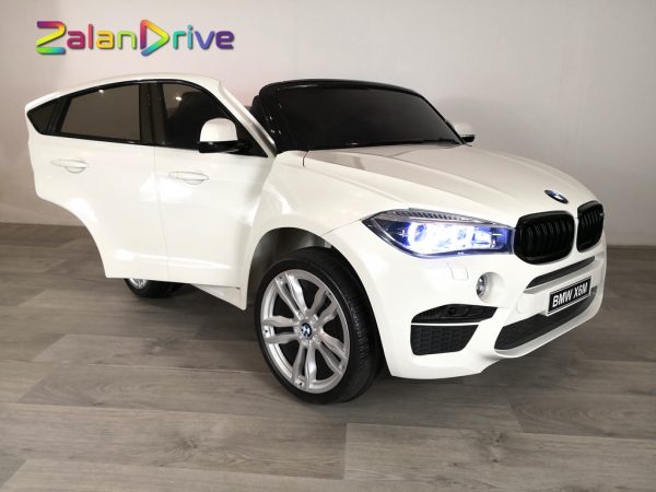 BMW X6 Pack M Blanc 2 places, 12 volts, voiture électrique pour enfant 2