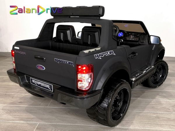 Ford Raptor Luxe Noir Mat, voiture électrique pour enfant 12 volts 5