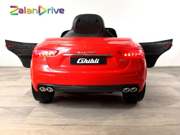 Maserati Ghibli Rouge, voiture électrique enfant 12 V 5