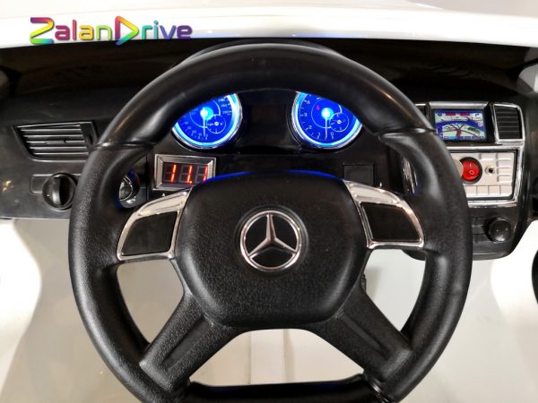 Mercedes GL 63 AMG Blanc, 12 volts, voiture électrique enfant 5