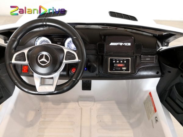 Mercedes GLS 63 AMG Luxe Blanc, voiture électrique enfant 12 volts 6