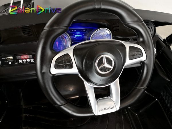 Mercedes SL 65 AMG Noir, 12 volts, voiture électrique pour enfant 4