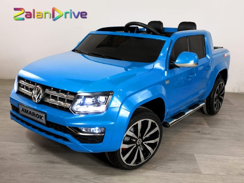 Volkswagen Amarok Bleu, voiture électrique enfant 12 volts 5