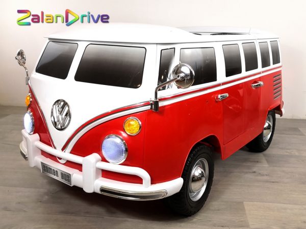 Volkswagen Combi Van Rouge, 12 volts, voiture électrique pour enfant 2