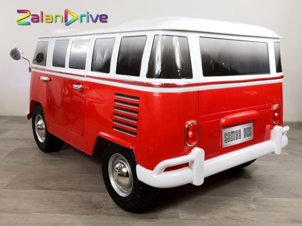 Volkswagen Combi Van Rouge, 12 volts, voiture électrique pour enfant 3