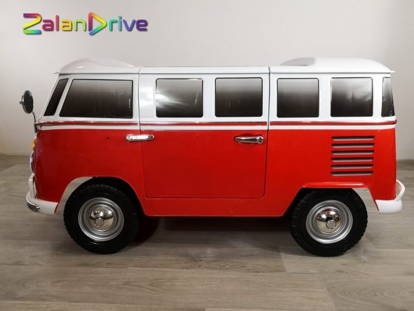 Volkswagen Combi Van Rouge, 12 volts, voiture électrique pour enfant 6