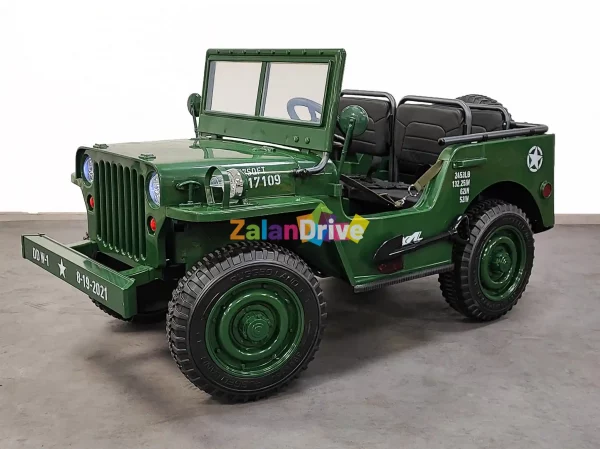 Jeep Willys Électrique pour Enfants – 3 Places : Le Plaisir de l’Aventure en Famille 5