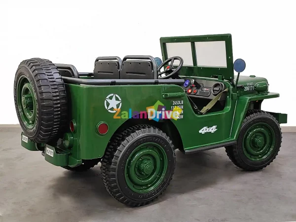 Jeep Willys Électrique pour Enfants – 3 Places : Le Plaisir de l’Aventure en Famille 3