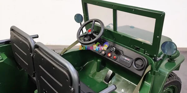 Jeep Willys Électrique pour Enfants – 3 Places : Le Plaisir de l’Aventure en Famille 2